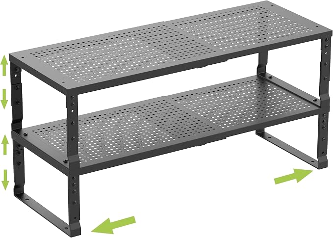 Jojocross Expandable Cabinet Shelf Organizer Storage Spice Rack Shelves by JOJOCROSSHIGHQUALITYLIFE