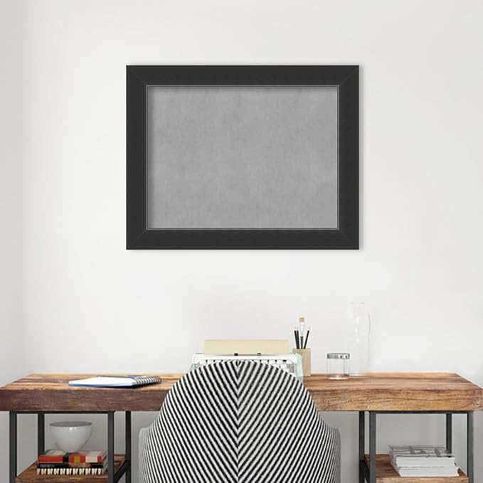 Amanti Art Black Framed Magnetic Board 23x29 Medium Vision Board - Image 5