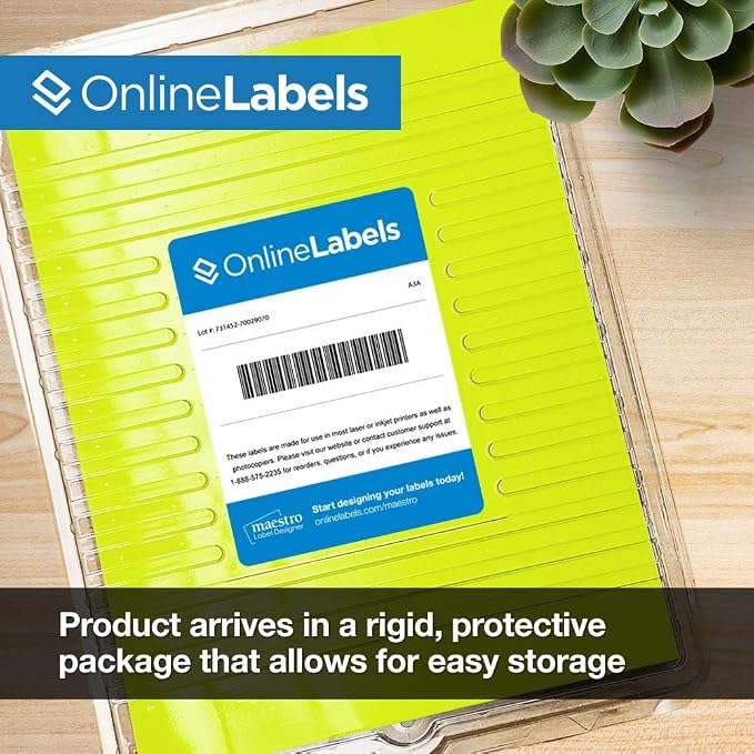 Neon Yellow Address Labels - Image 5