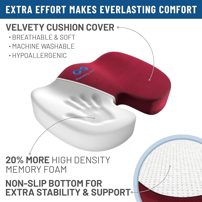 Everlasting Comfort Doctor Recommended Memory Foam Seat Cushion - Image 7
