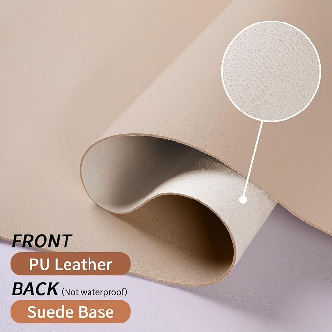 Bloss Leather Desk Mat, Mouse Pad, Waterproof Small Desk Pad, Desk Matt - Image 5
