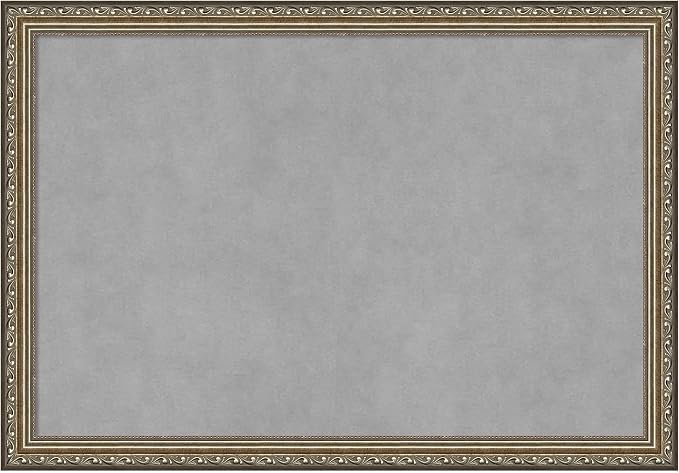 Amanti Art Silver Framed Magnetic Board 18x26 Medium Vision Board by AmantiArt