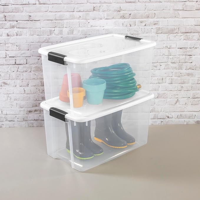 Sterilite 4 Pack Ultra Latching Box, Storage Bins - Image 8