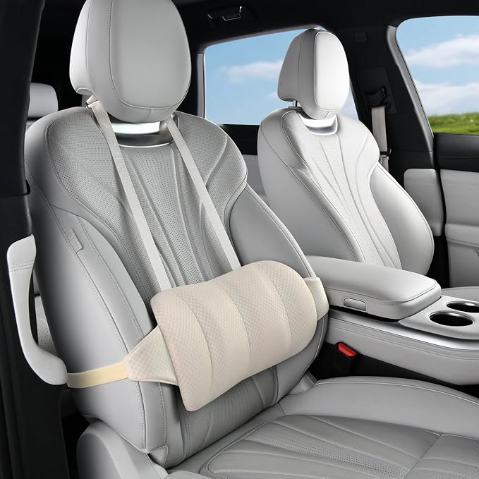 KAYI Lumbar Support Pillow for Car, Memory Foam Lumbar Pillow by KAYI
