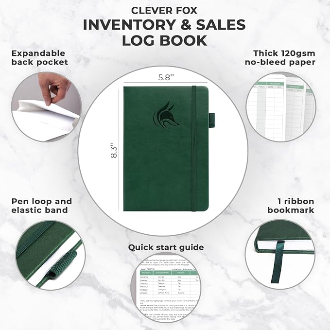 Clever Fox Inventory & Sales Log Book - Image 2