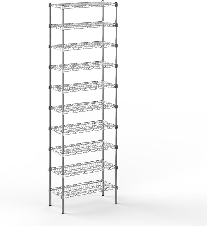 Regal Altair 14" Deep x 30" Wide x 96" Height Wire Shelving Kit | 10-Tier | NSF by Regal+Altair