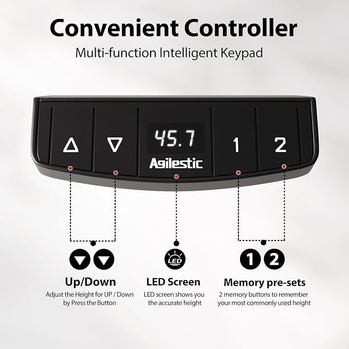 Agilestic Electric Standing Desk - Image 8