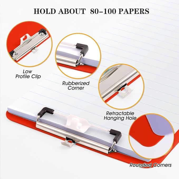 TFDLCG zm 6 PCS Clipboards Bulk Nurse Clipboard - Image 5