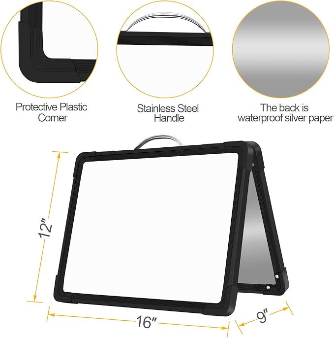 H-Qprobd Small Dry Erase White Board - Image 2