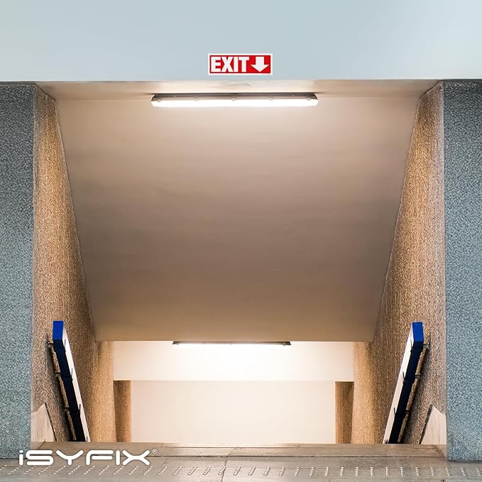 iSYFIX Exit Signs Stickers 12 Pack 12x4 Inch - Image 2