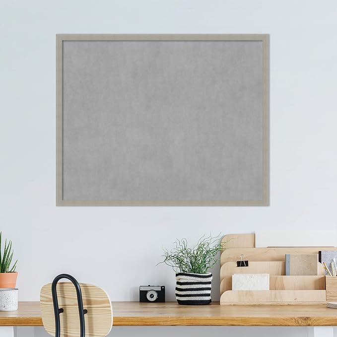 Amanti Art Grey Framed Magnetic Board 34x42 X-Large Vision Board - Image 6