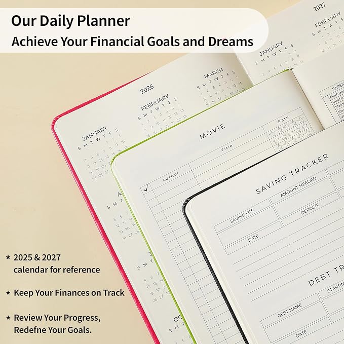 Crein Lynh 2025-2027 Premium Planner, Weekly & Monthly Calendar Planner - Image 4