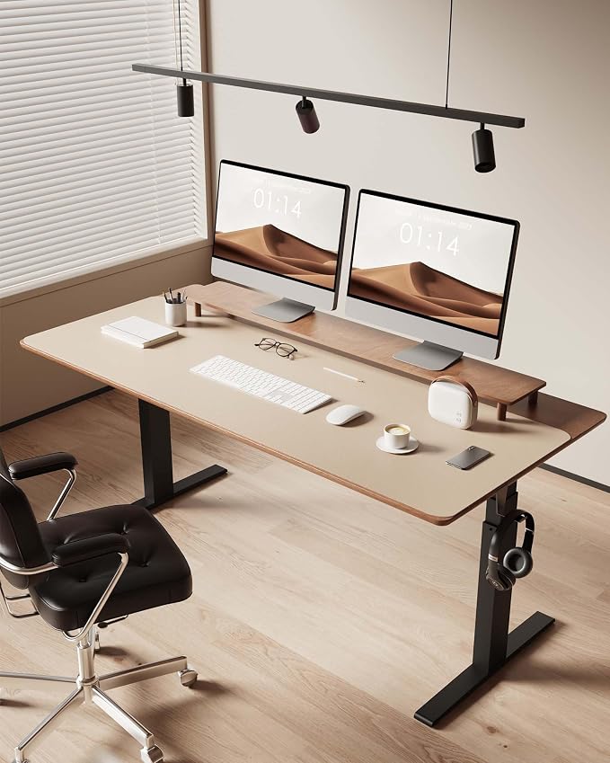 YSAGi Leather Desk Pad Protector, Office Desk Mat, Large Mouse Pad, Non-Slip PU - Image 3