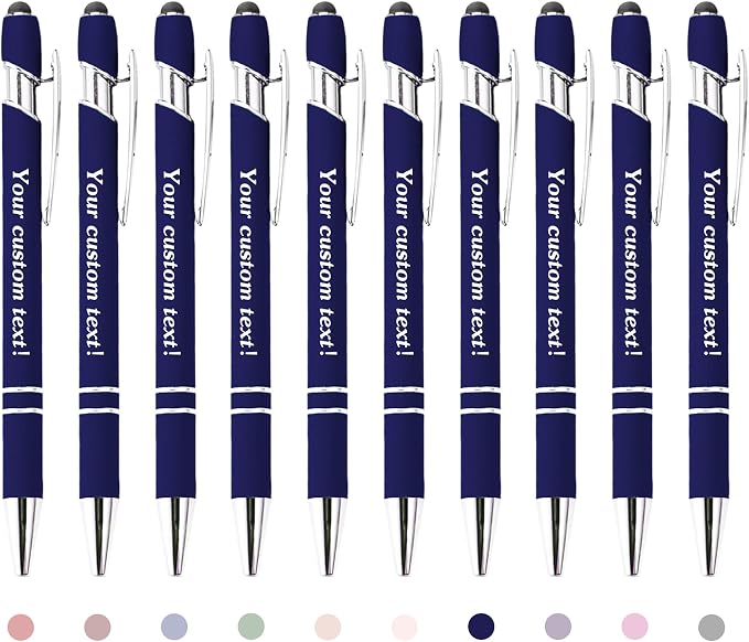 CRME Ballpoint Pen 2-in-1 Stylus Bulk Custom Pens Personalized Engraved Metal by Unknown
