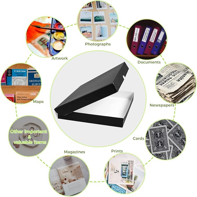 Lineco Folio Storage Box, Clamshell Design - Image 5