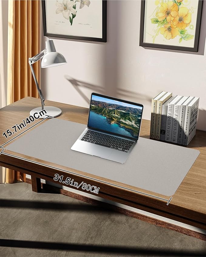Leather Desk Protector, Laptop Mat - Image 7