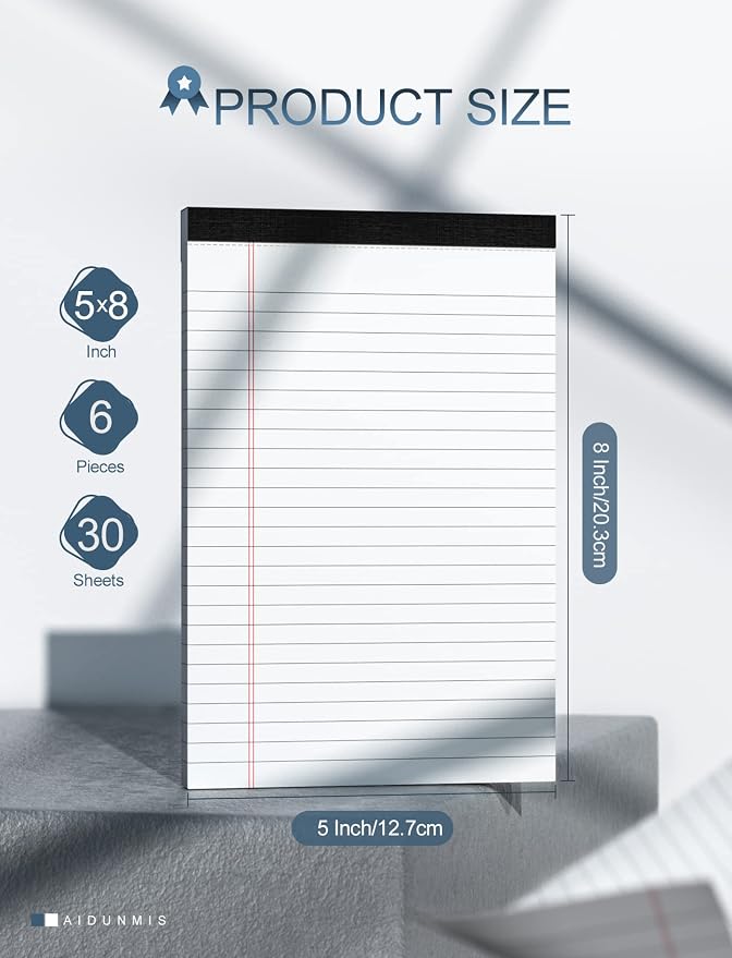 Legal Pads 5x8 Inch Writing Pads - Image 2