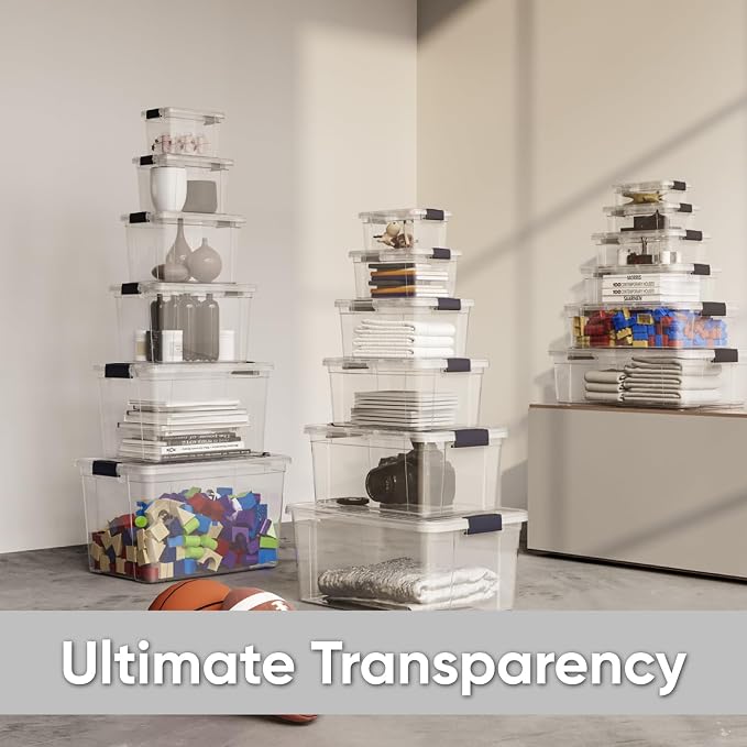 Superio Clear Storage Boxes - Image 9