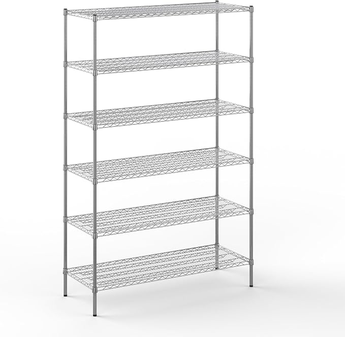 Regal Altair 21" Deep x 54" Wide x 86" Height Wire Shelving Kit | 6-Tier | NSF by Regal+Altair