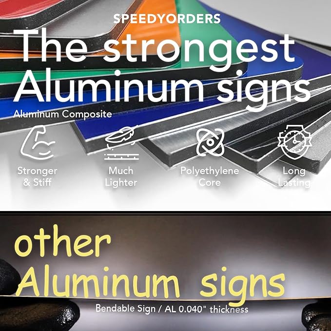 Custom Metal Signs, Personalized Aluminum, Business Safety Signs, Waterproof - Image 2
