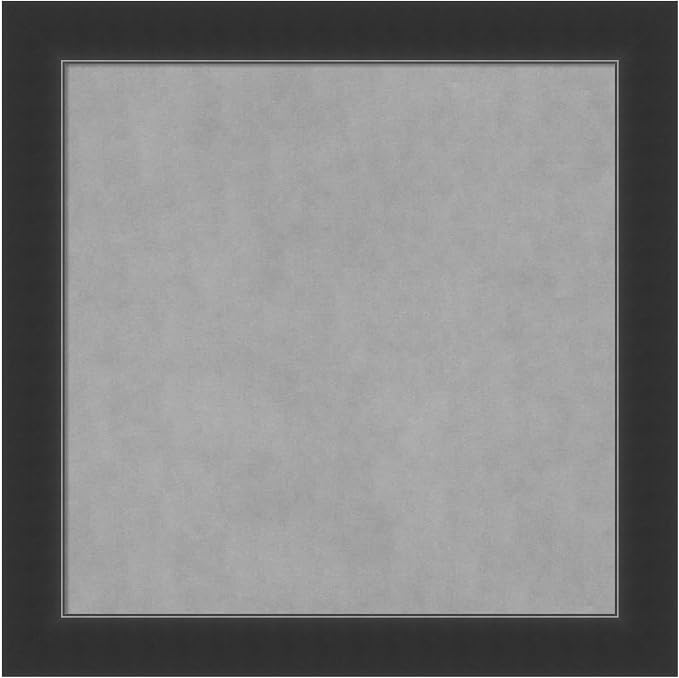 Amanti Art Black Framed Magnetic Board 29x29 Medium Vision Board by AmantiArt