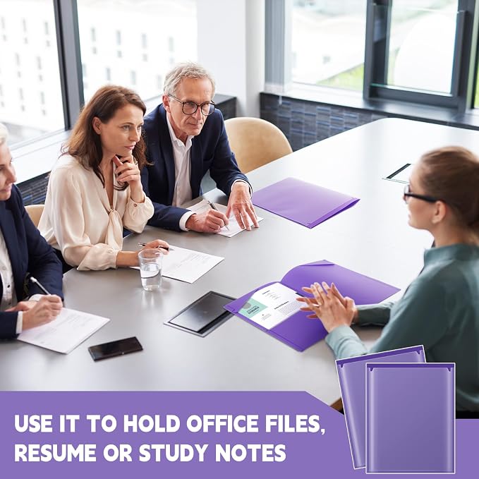 Henoyso 36 Pcs Plastic Folders - Image 6