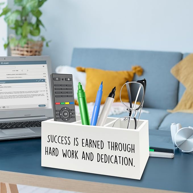 QZQE Motivational Gifts Pen Pencil Holder Organizer - Image 3