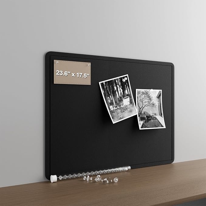 Large Felt Bulletin Board for Wall, Soft Felt Cork Board for Office, Home by CreateYourIdealSpace