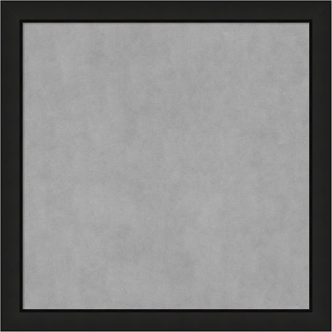 Amanti Art Black Framed Magnetic Board 27x27 Medium Vision Board by AmantiArt