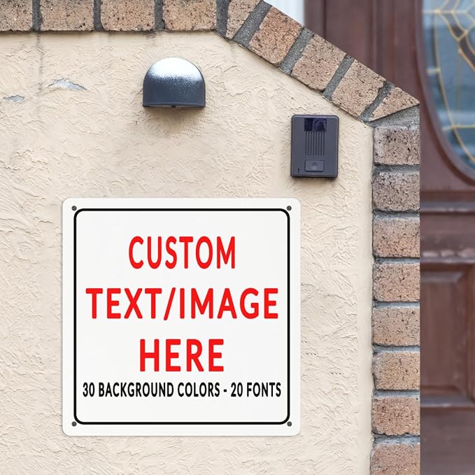 Custom Sign Personalized Custom Metal Sign, Customize - Image 2
