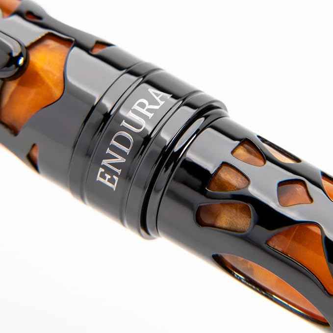 Conklin Endura Deco Crest Fountain Pen in Orange