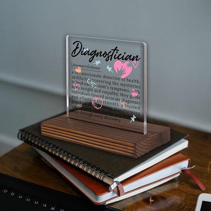 Diagnostician Gifts, Appreciation Desk Decor - Image 2