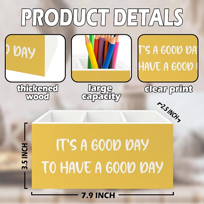 XPH Inspirational Pen Pencil Holder Organizer - Image 7