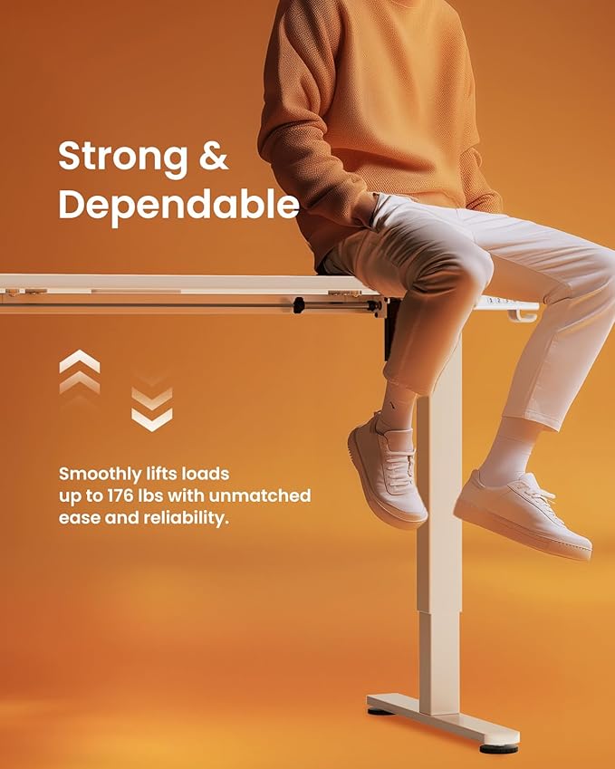 ErGear Height Adjustable Electric Standing Desk, 71 x 30 Inches Sit Stand up - Image 5