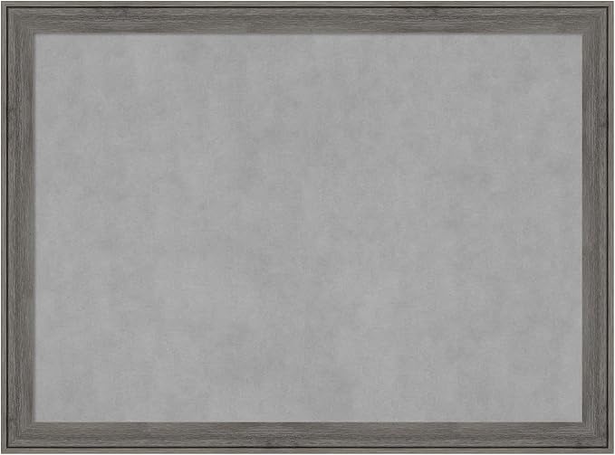 Amanti Art Grey Framed Magnetic Board 23x31 Medium Vision Board by AmantiArt