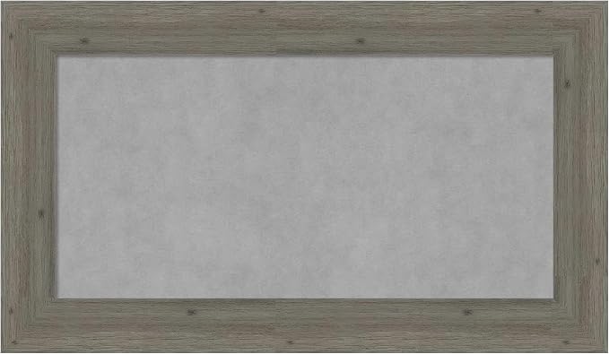 Amanti Art Grey Framed Magnetic Board 17x29 Small Vision Board by AmantiArt