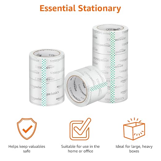 Amazon Basics Extra-Wide Packing Tape, Designed - Image 3