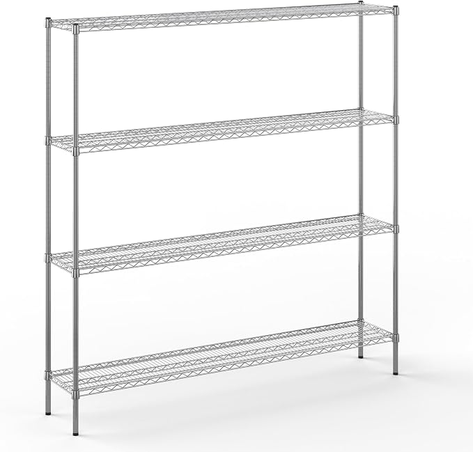 Regal Altair 14" Deep x 72" Wide x 74" Height Wire Shelving Kit | 4-Tier | NSF by Regal+Altair