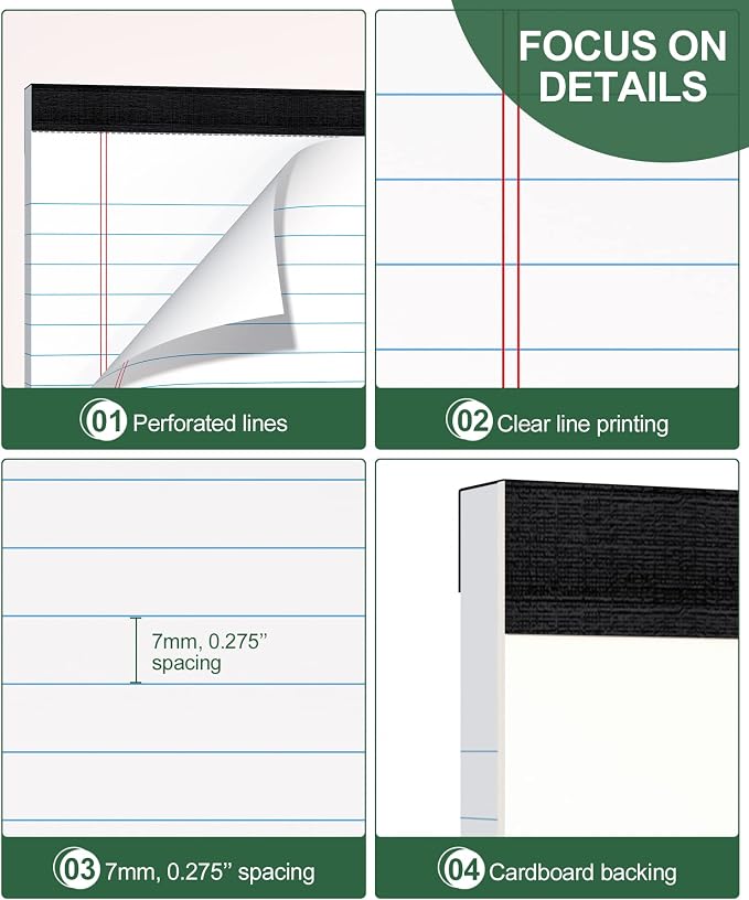 Legal Pads 4x6 Small Notepads, 14-Pck Note Pads - Image 3