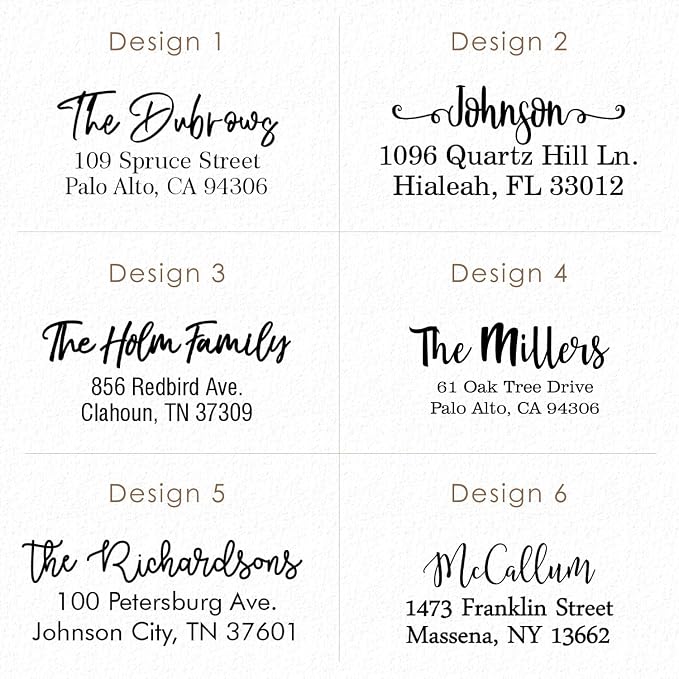 Address Stamp - Custom Stamps for Mailing I Create Personalized Name and Return - Image 2