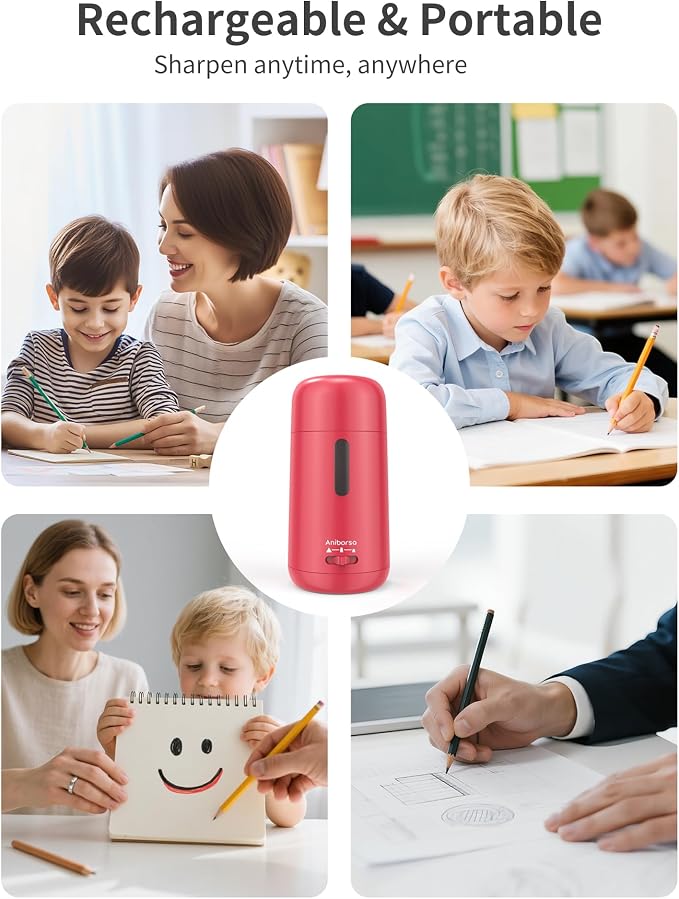 Aniborsa Automatic Electric Pencil Sharpener - Image 6