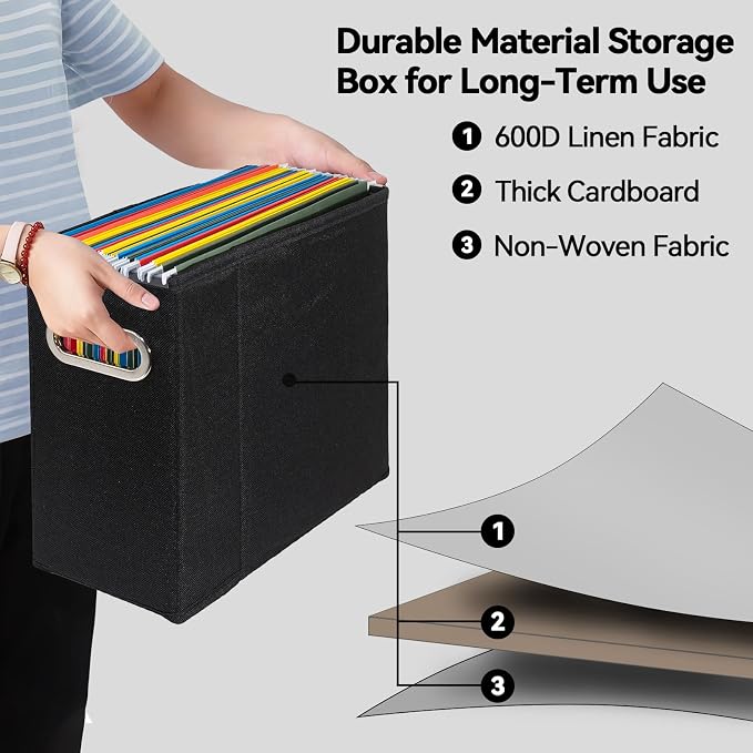 ComfortKeeper 8 Packs Letter Size File Organizer, File Folders Organizer - Image 3