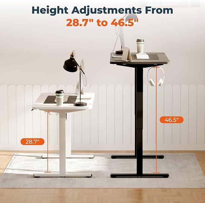 FitStand AdjustableStanding Desk 63 x 24 Inch Home Office Desk - Image 4