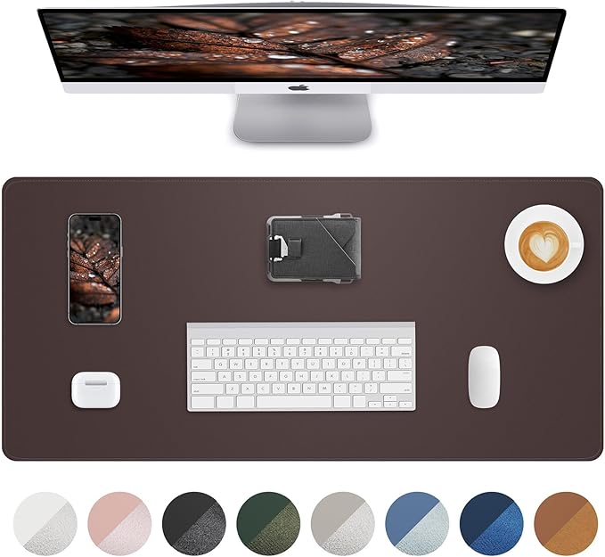 PU Leather Desk Pad Protector by AFIING
