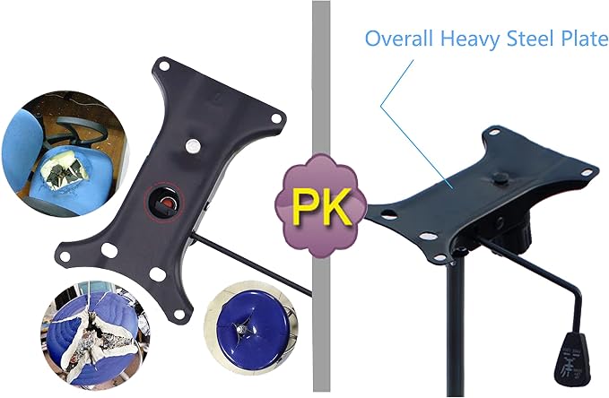 Gjpwyfdc Gaming Chair Tilt Mechanism Replacement, Heavy Duty 6'' X 8.7''- - Image 6