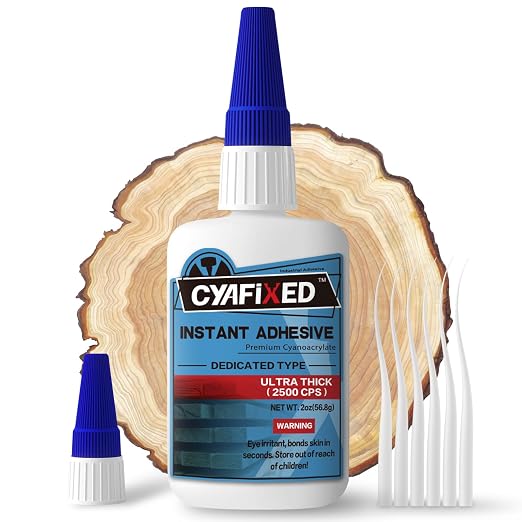 CYAFIXED Professional Grade Cyanoacrylate Super Glue, Ultra Thick Viscosity CA by CYAFIXEDSUPERGLUE