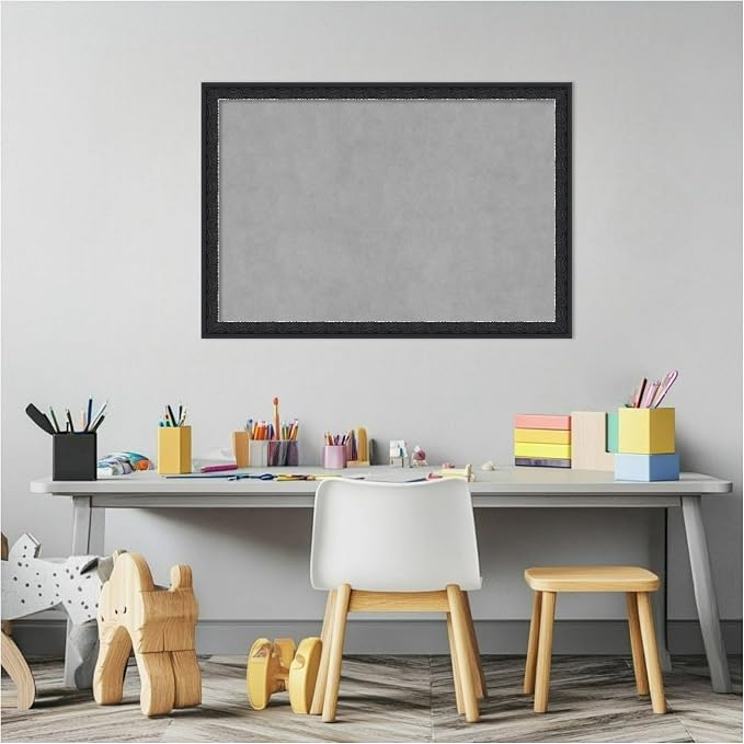 Amanti Art Black Framed Magnetic Board 18x26 Medium Vision Board - Image 5