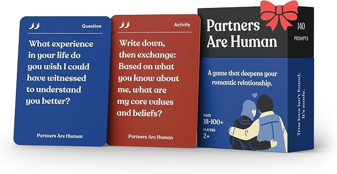 Partners are Human | 140 Conversation Cards to Help Deepen Romantic by ParentsAreHuman