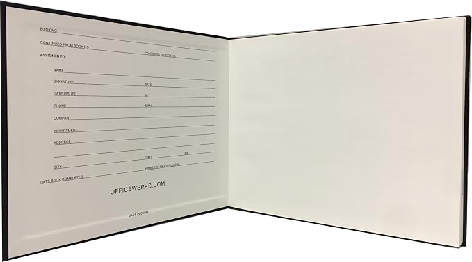 Officewerks Visitors Register & Guest Book, 120 Pages, 8 7/8" X 7", Durable - Image 7