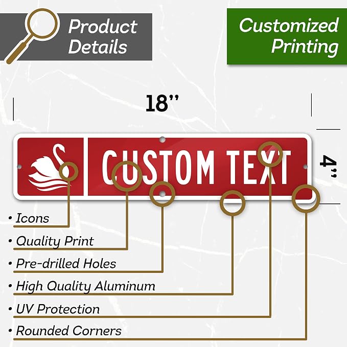 Custom Street Sign, Address Sign, 8 Colors, Reflective Option, Mounting Options - Image 9